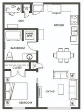 One Bedroom A5 311 floor plan